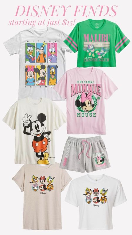 I love these Disney looks! How cute is that Minnie Mouse matching set?? Prices starting at just $15!  ……………………………. Minnie Mouse tee mickey mouse tee disney family outfits disney world outfits disney world shirts Disneyland outfits Disneyland shirts disney tops disney looks matching set under $20 baby tee cropped tee crop tee disney vacation outfits disney looks kohls finds kohls new arrivals Malibu tee green shirt green tee summer tee summer shirt disney t-shirt disney top disney sweatshirt crop top

#LTKtravel #LTKfamily #LTKkids