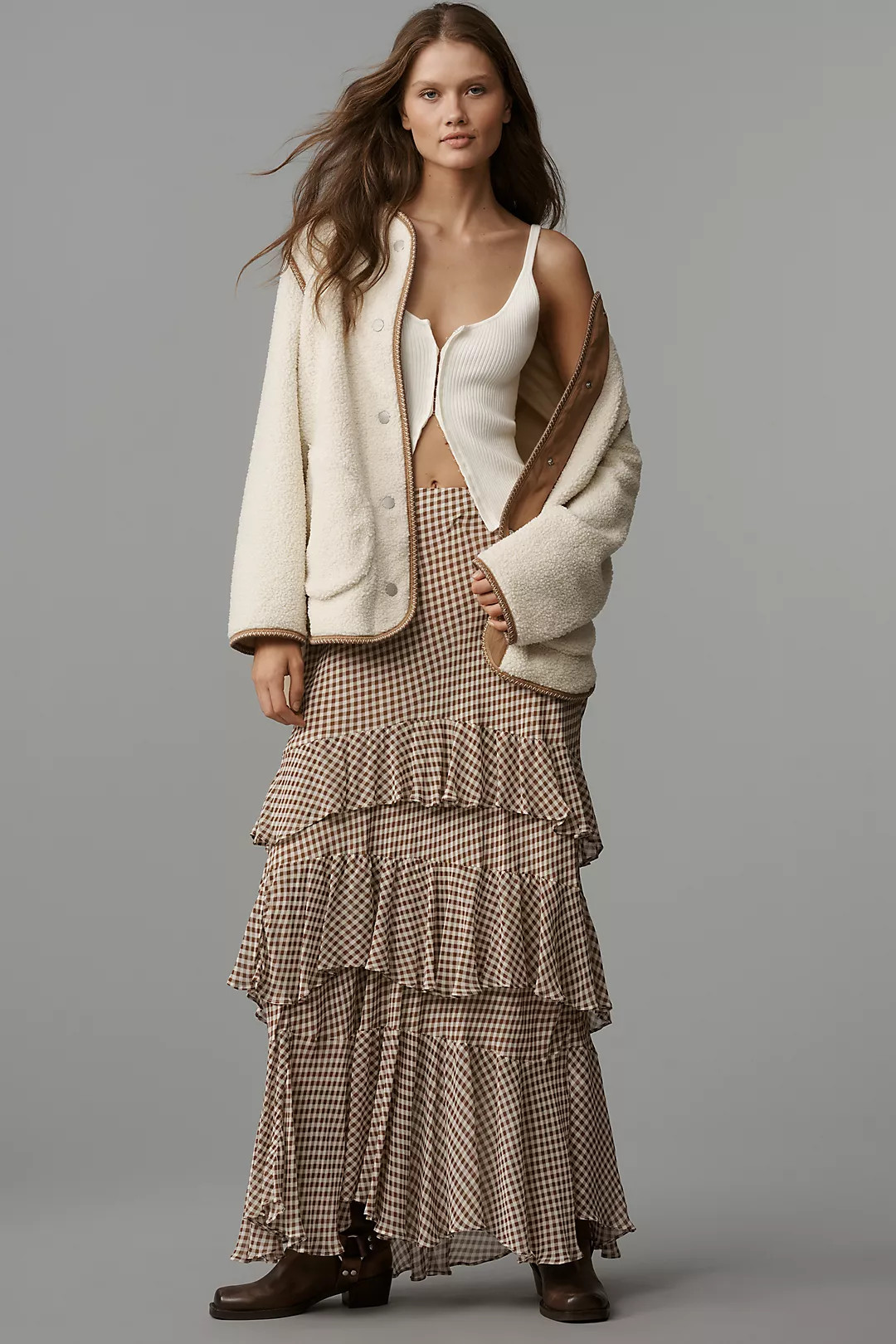 UGG® Emmersyn UGGbraid Fleece Jacket | Anthropologie (US)