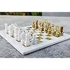 Radicaln Handmade White and Green Onyx Weighted Full Chess Game Set Staunton and Ambassador Gift ... | Amazon (US)