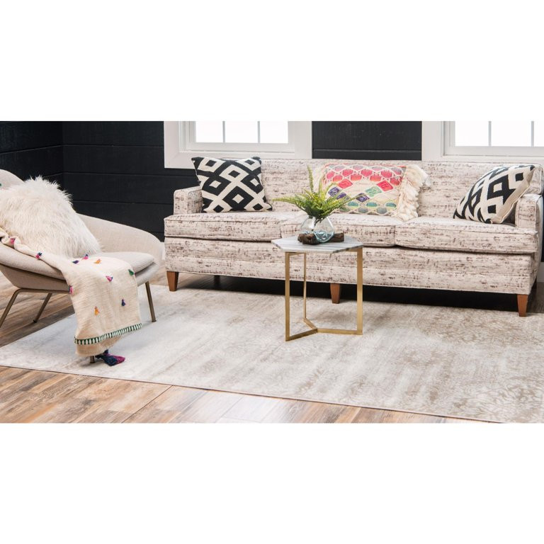 Unique Loom Indoor Rectangular Distressed Traditional Area Rugs Brown, 2' 2 x 3' 0 | Walmart (US)