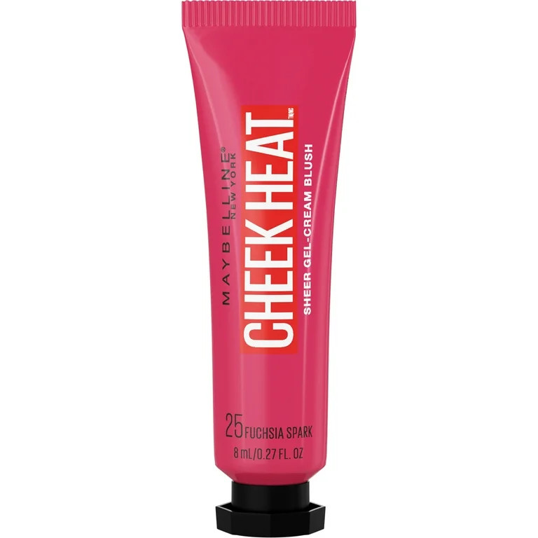 Maybelline Cheek Heat Gel Cream Blush, Face Makeup, Fuchsia Spark, 0.27 oz | Walmart (US)