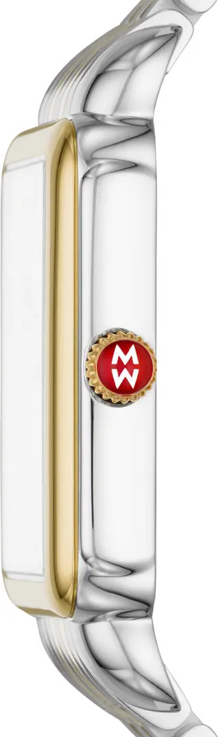 Deco II Two-Tone Diamond Bracelet Watch, 30mm - 0.11ct. | Nordstrom Rack