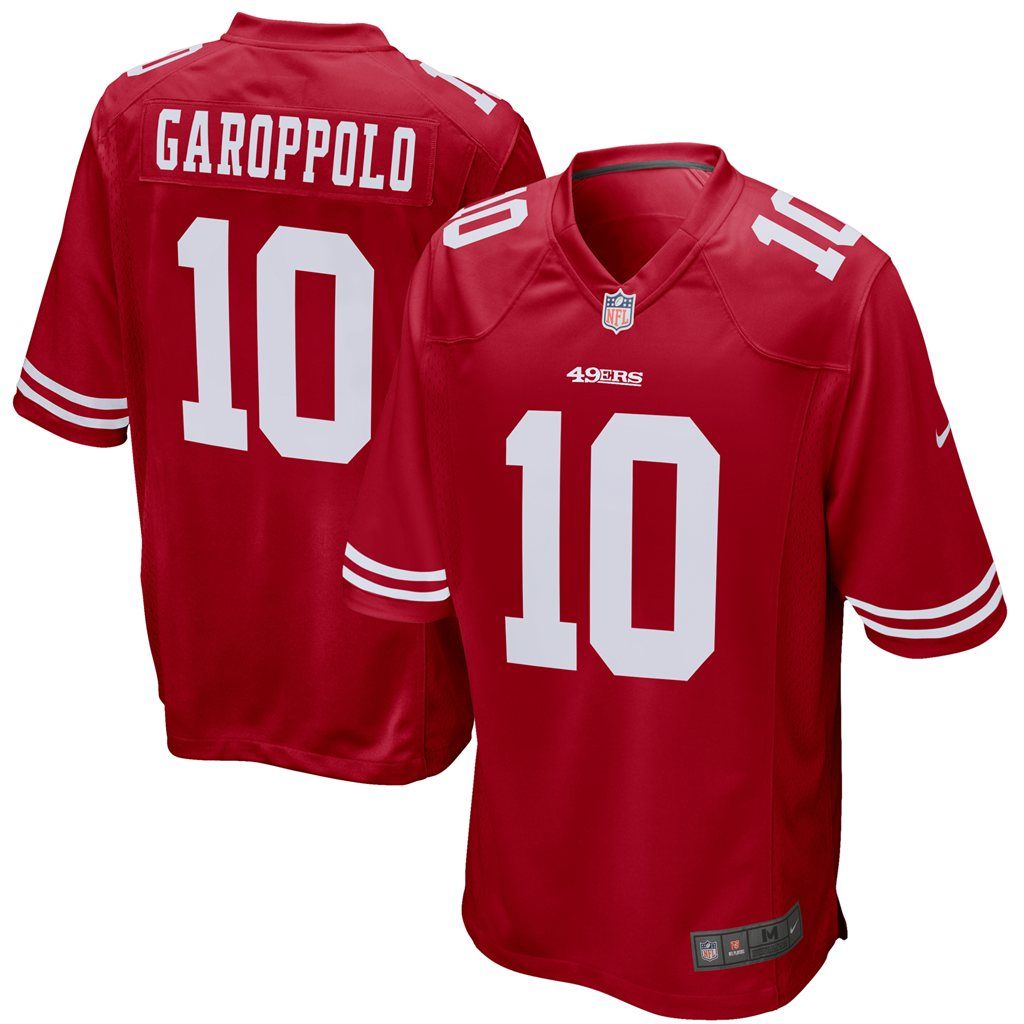 Youth Nike Jimmy Garoppolo Scarlet San Francisco 49ers Game Jersey | Fanatics