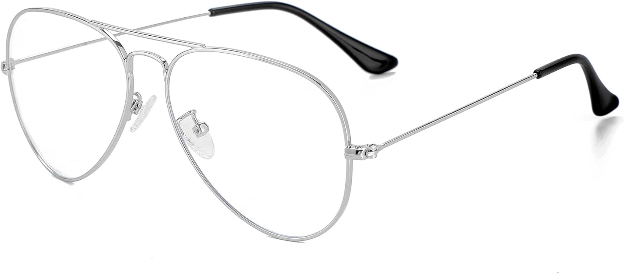 Gleyemor Blue Light Aviator Glasses for Women Men, Metal Frame Anti Blue Light Lens Computer Glas... | Amazon (US)