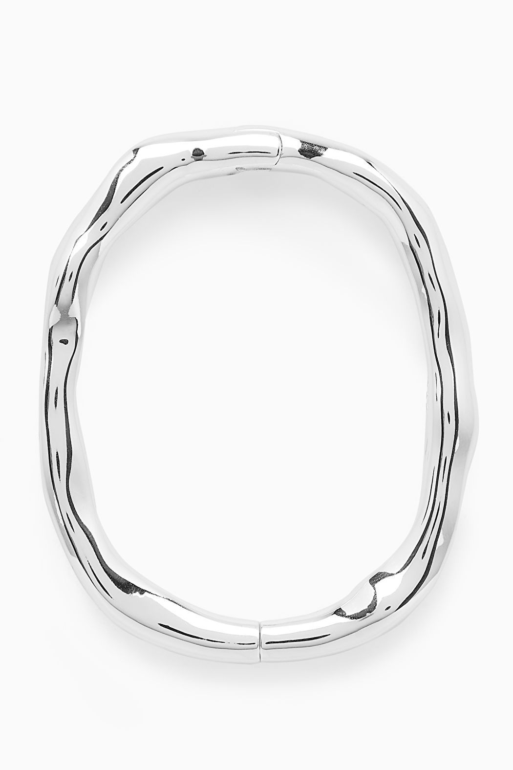 HAMMERED BANGLE - SILVER - COS | COS UK