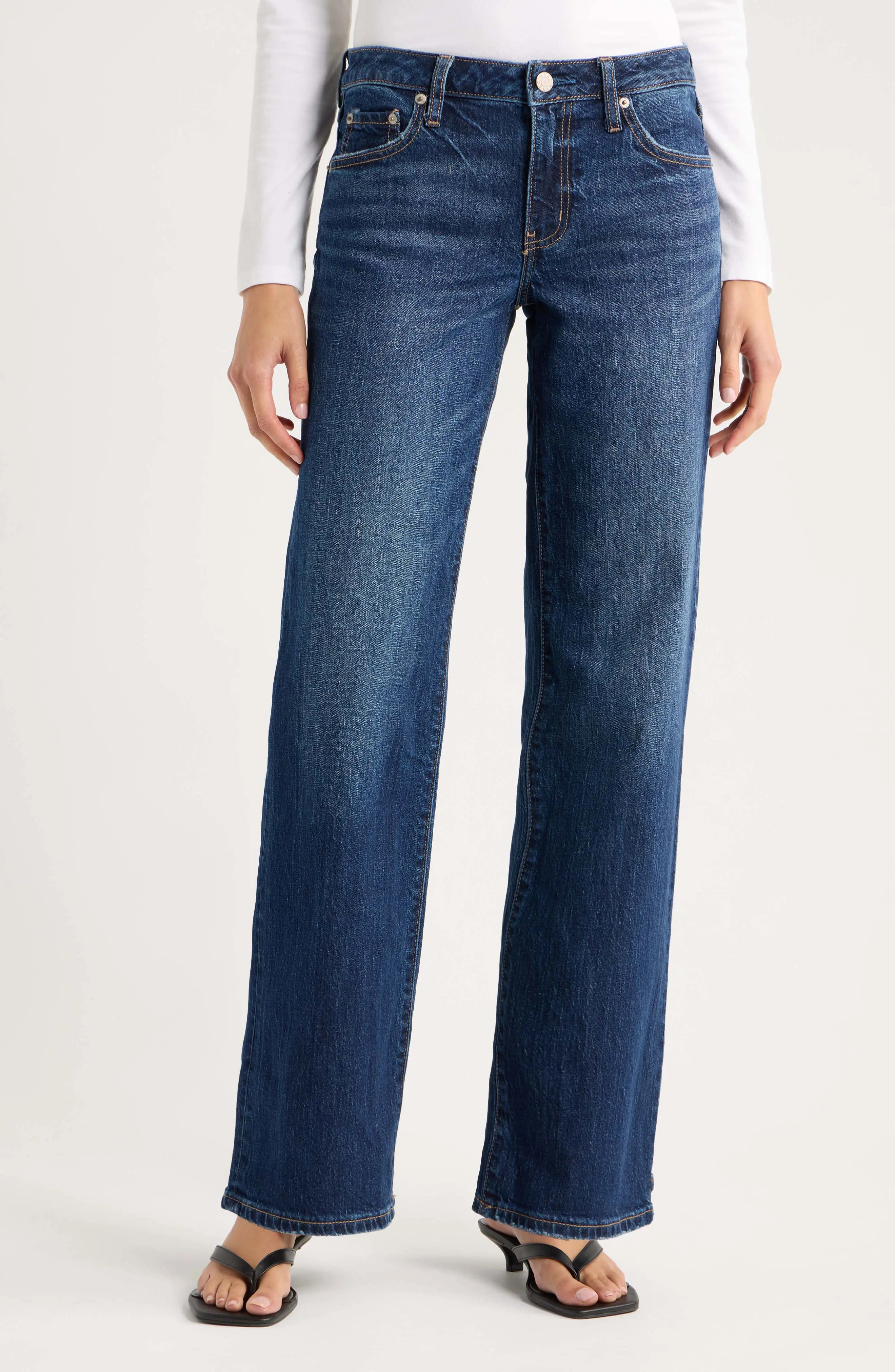 DAZE Keeper Distressed Straight Leg Jeans (Women) | Nordstrom | Nordstrom