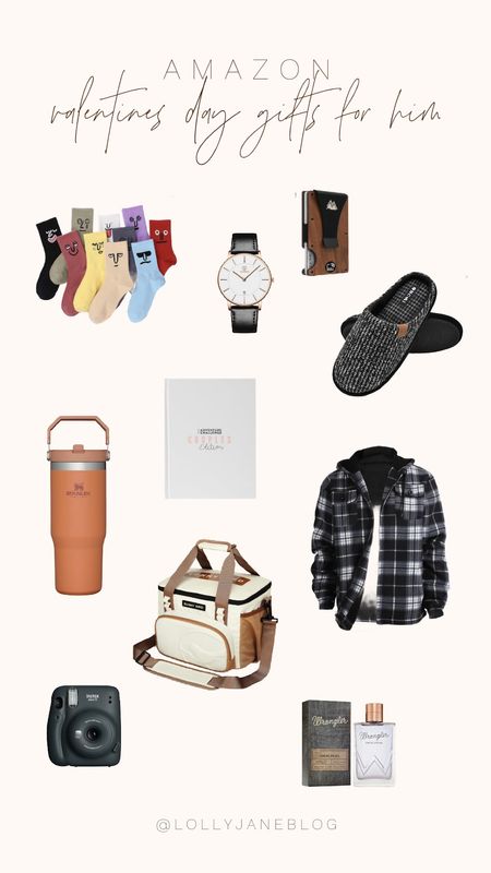 Amazon Valentine’s Day gifts for him! A Valentine’s Day gift guide 💕

We found some fun and some funny gifts for him for Valentines Day. As always Amazon has some amazing options for every holiday, and these fun finds are perfect for Valentines Day. Make your man feel special with a new plaid coat, a cooler, wrangler cologne, a polaroid camera, a new watch, some funny socks, some fuzzy slippers, a new walllet, a stanley water bottle, and an adventure guide. He is bound to love any of these! Happy Valentines Day! 🫶🏻

#LTKSeasonal #LTKmens #LTKGiftGuide