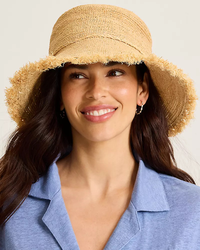 Raffia Packable Bucket Hat | Tommy Bahama