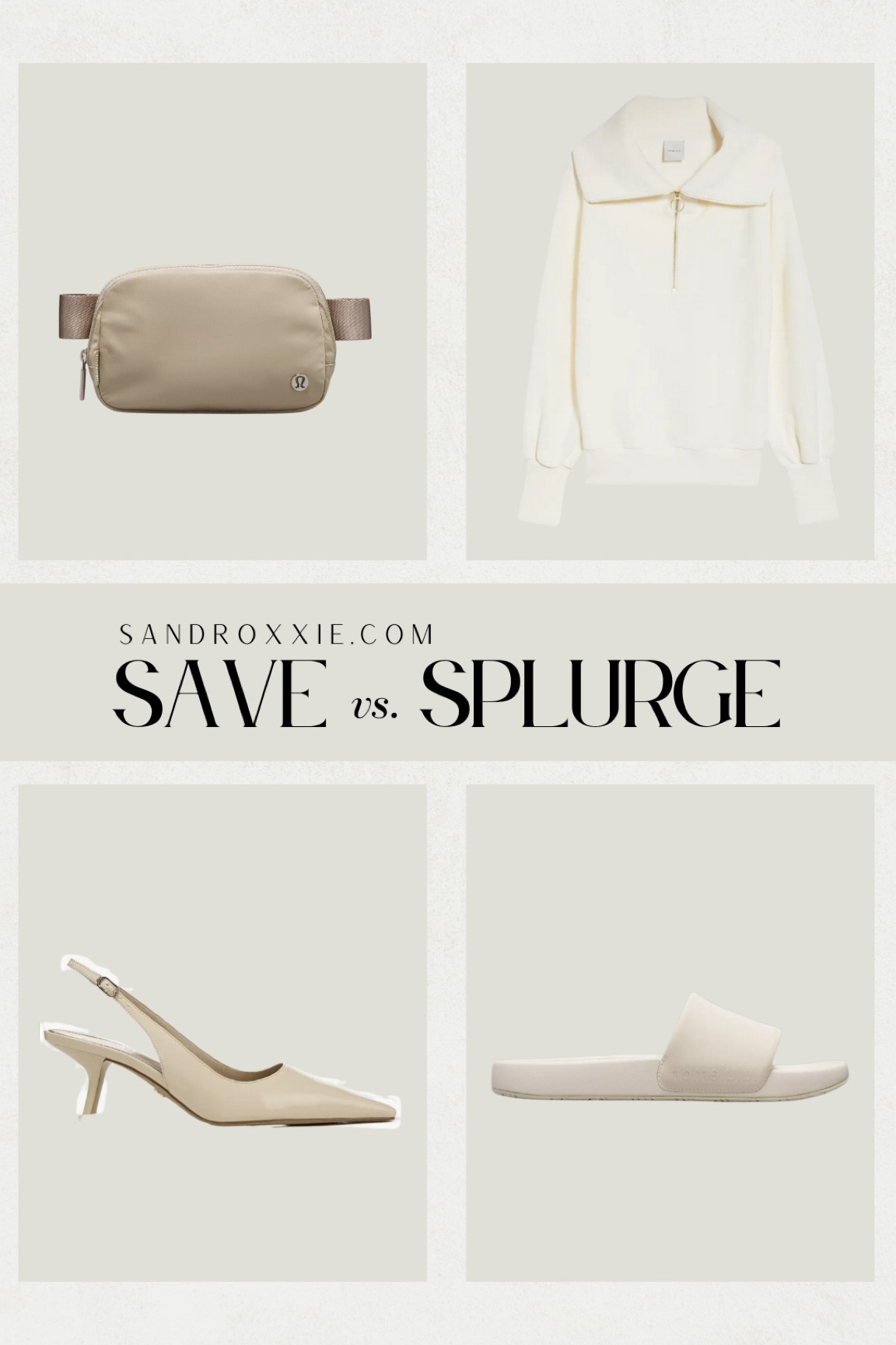 Save vs. splurge — crossbody, sweater, heels, slides

xo, Sandroxxie by Sandra
www.sandroxxie.com | #sandroxxie

save or splurge, same vibe for less


#LTKitbag #LTKshoecrush #LTKstyletip