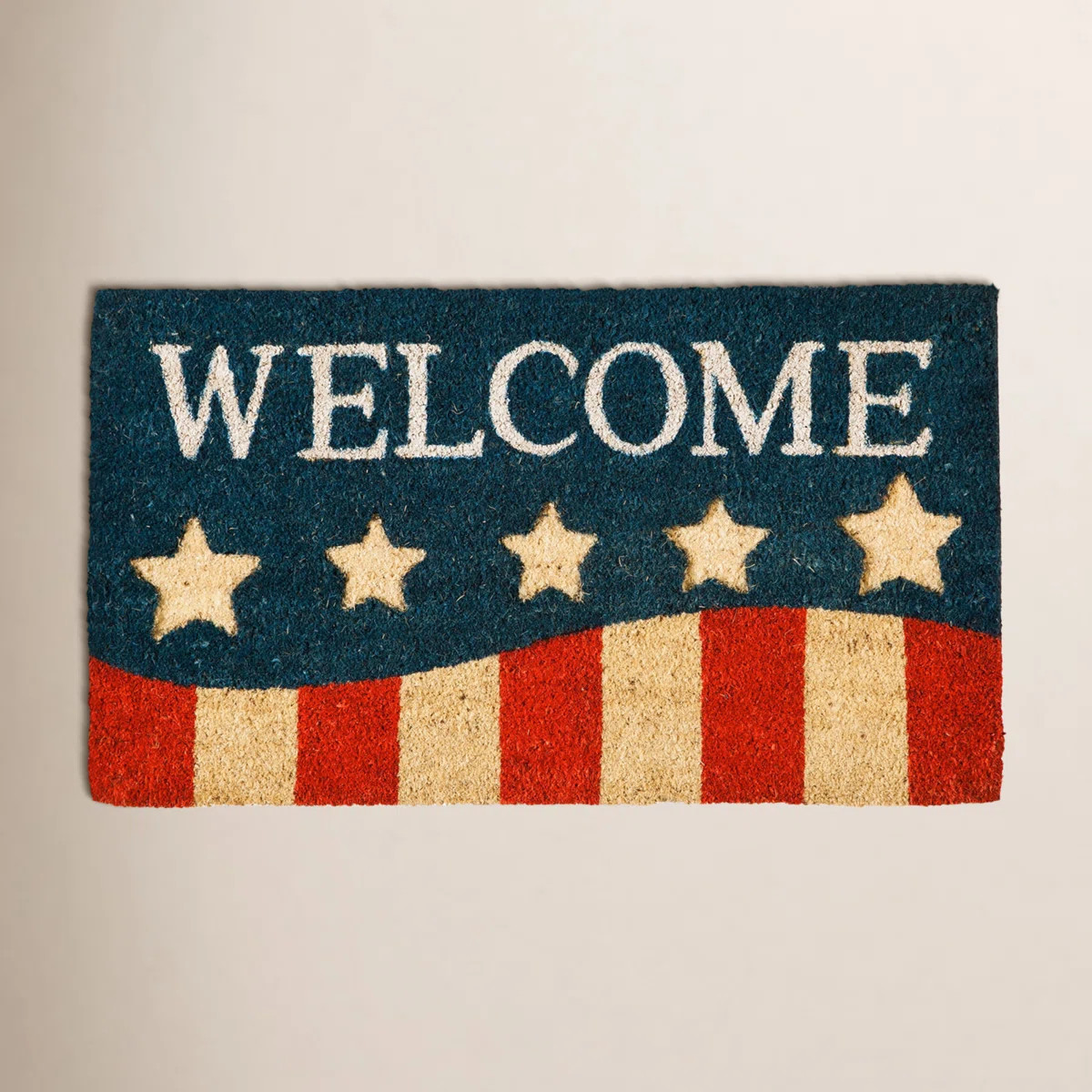 The Holiday Aisle\u00ae Varian Patriotic Independence Day Outdoor Coir Doormat & Reviews | Wayfair | Wayfair North America