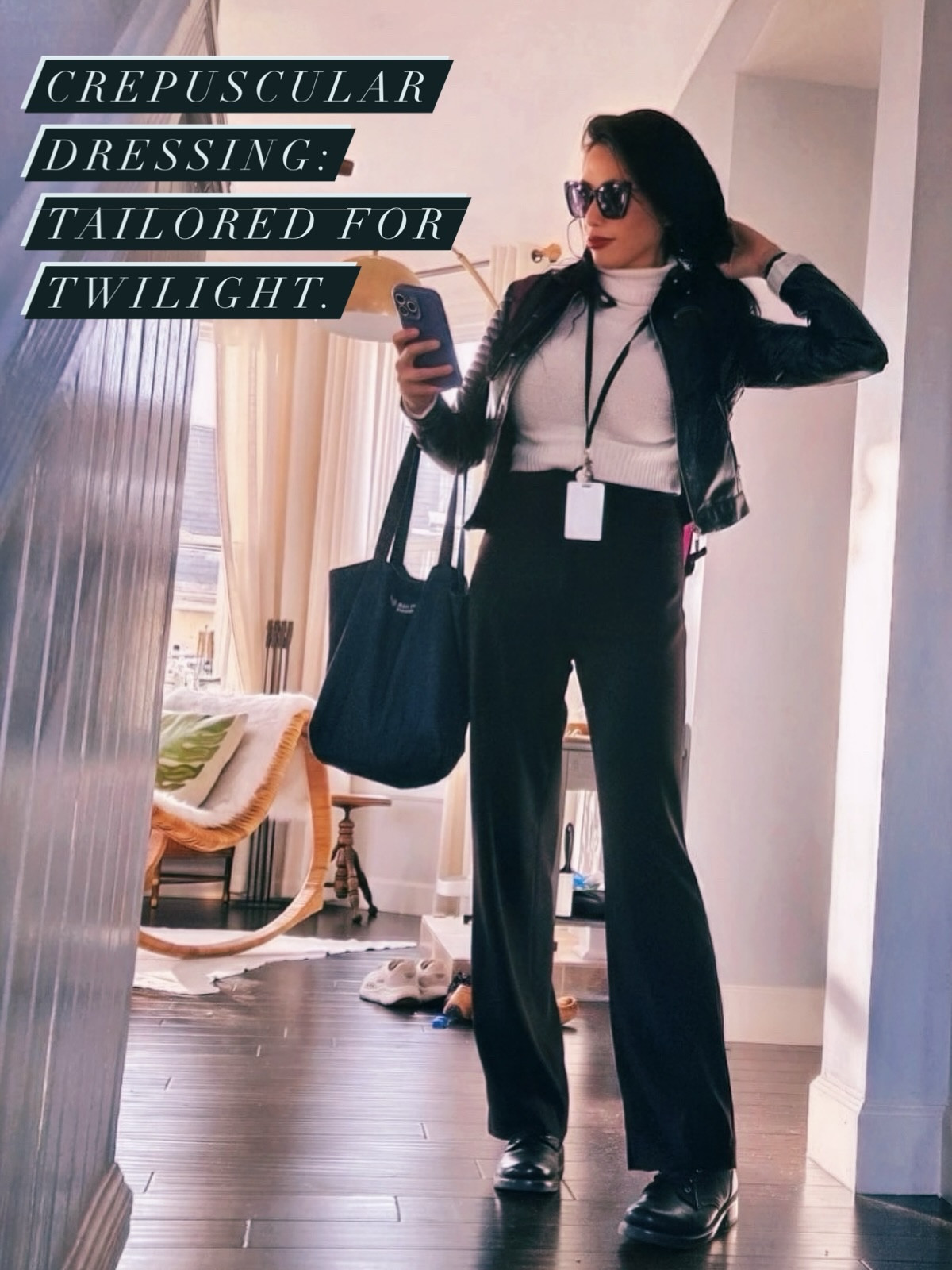 Not nocturnal. Not diurnal. Just crepuscular and well-dressed. 

Some of us bloom in softer light.

#LTKWorkwear #LTKdayinmylife #LTKootd