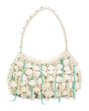 Beaded Jewel Fringes Shoulder Bag | TJ Maxx