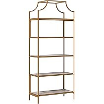 Sauder 428207 International Lux Bookcase - Deco Stone™ Finish | Amazon (US)