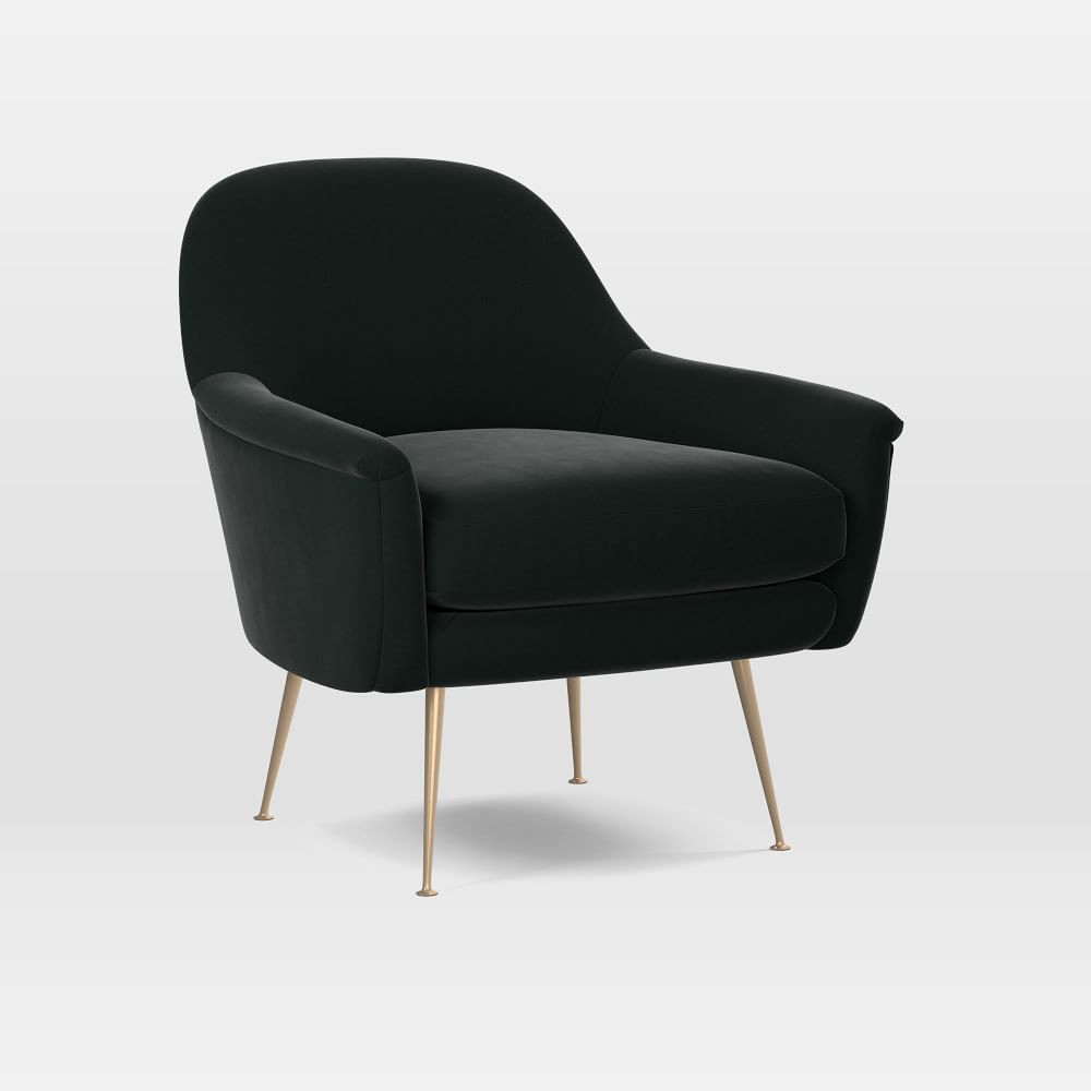 Phoebe Chair - Metal Legs | West Elm (US)