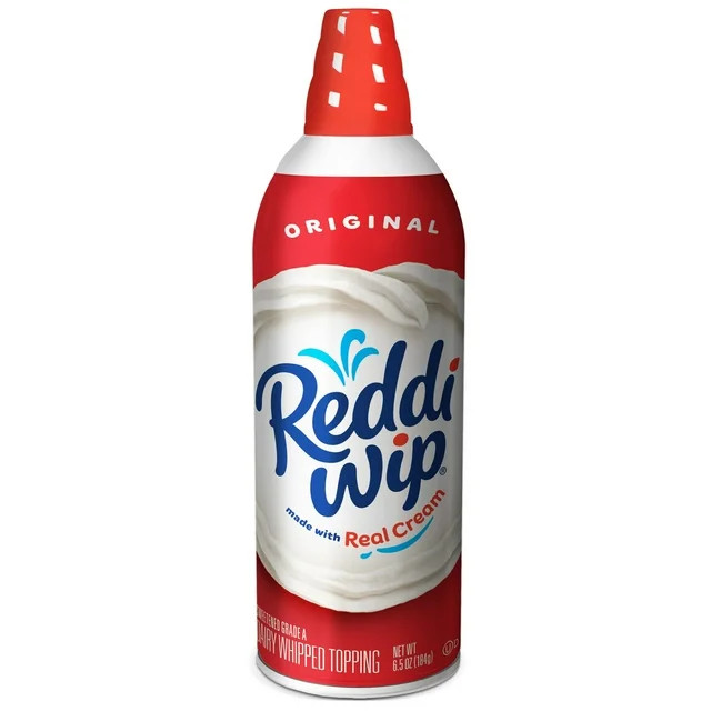Reddi Wip Original Whipped Topping Made with Real Cream, 6.5 oz Spray Can | Walmart (US)