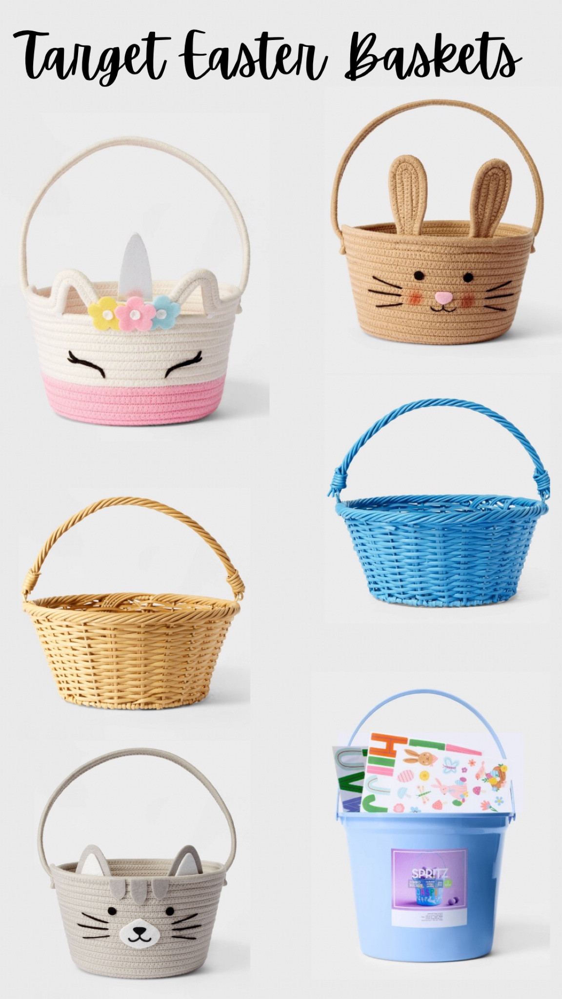 Target Easter Baskets #diyeaster #easter #spring

#LTKkids #LTKSeasonal