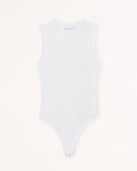 Double-Layered Seamless Fabric Crew Tank Bodysuit | Abercrombie & Fitch (US)