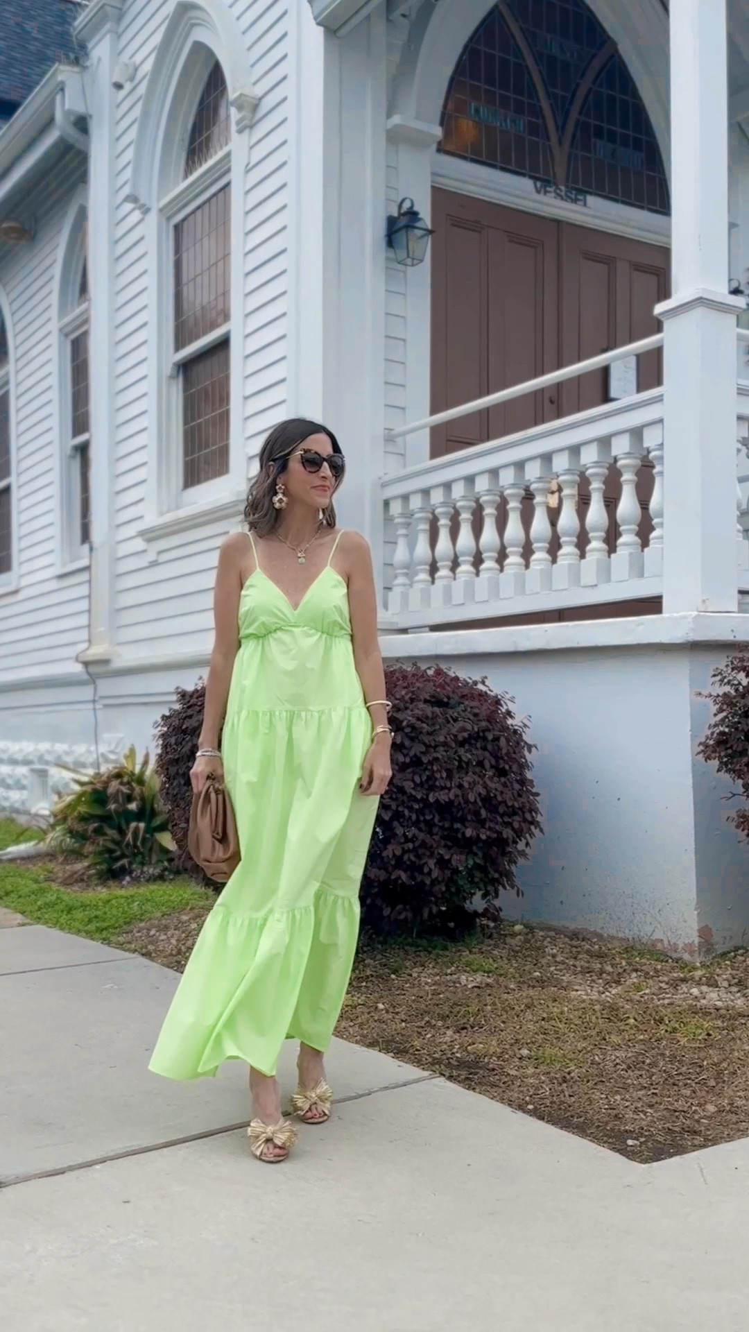 The perfect spring maxi dress! Wearing size small. Loeffler Randall heels fit TTS  

#LTKparties #LTKfindsunder50 #LTKVideo