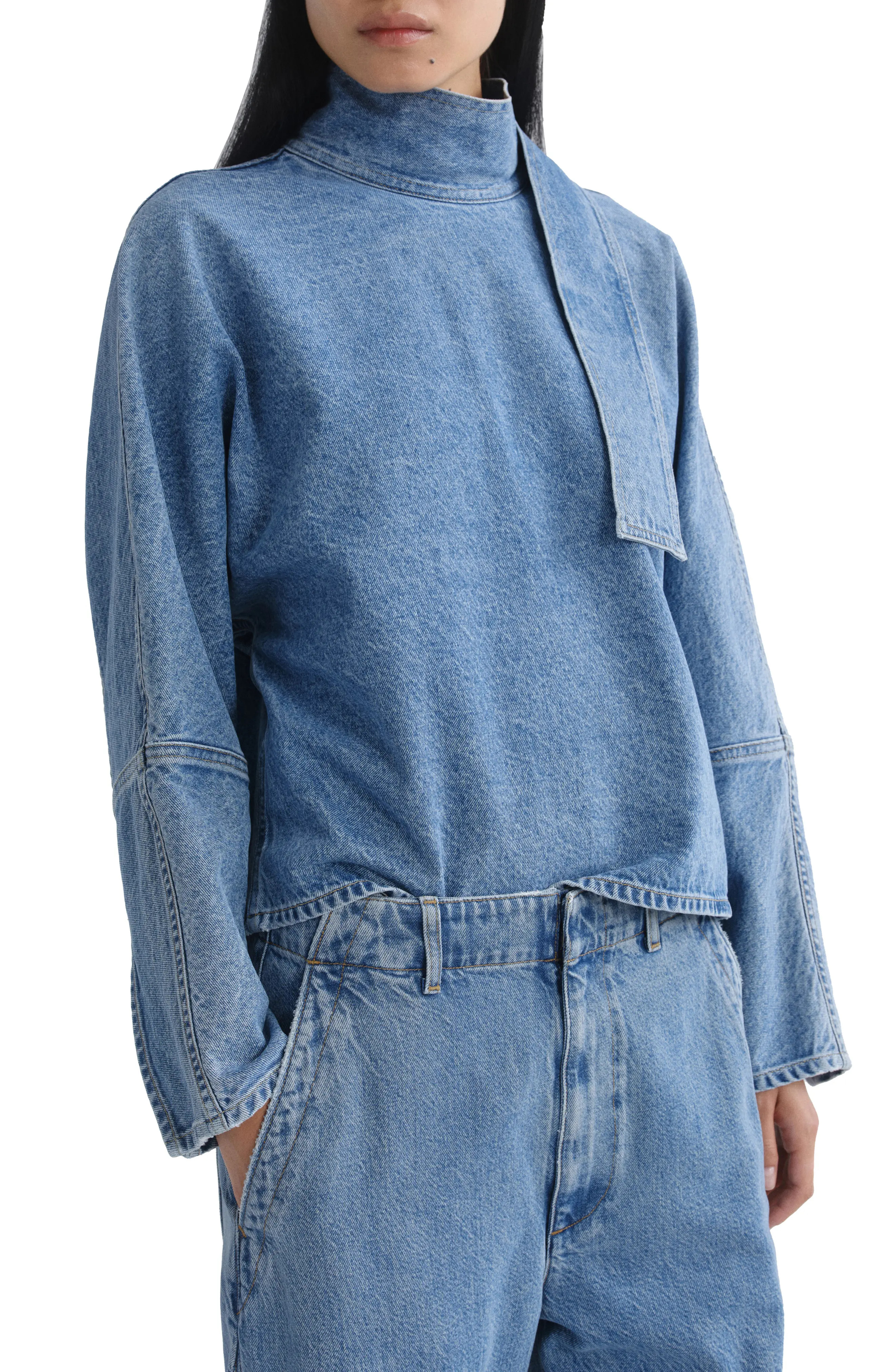 AGOLDE Kembra Denim Top (Women) | Nordstrom | Nordstrom