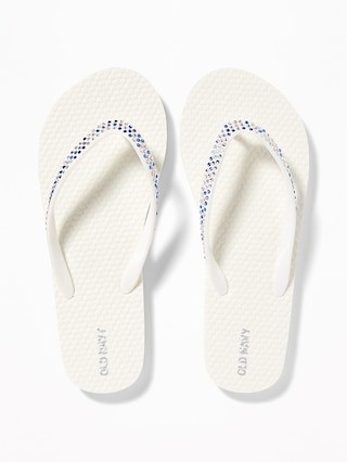 Rhinestone Flip-Flops for Girls | Old Navy US