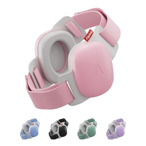 Alpine Muffy Baby Comfort - Protects Hearing for Babies and Toddlers - CE & ANSI Certified - Unique Headband for Safe fit & Comfort - Multi-adjustable for Ages 3-48 Months - 24dB Sound Reduction, Pink | Amazon (US)