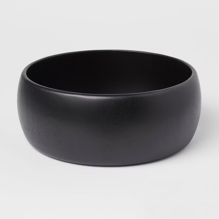 118oz Acacia Modern Serving Bowl Black - Threshold™ | Target