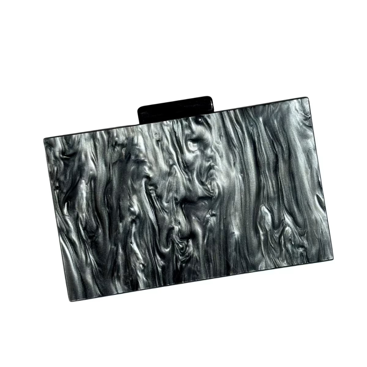 Acrylic Party Box In Pewter | Wolf & Badger (US)