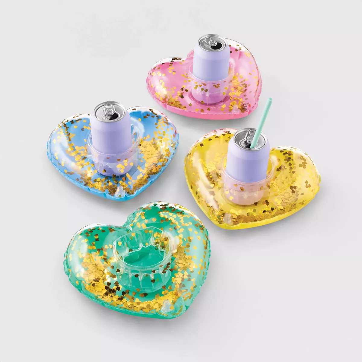 4pc Heart Drink Floats - Roller Rabbit x Target | Target