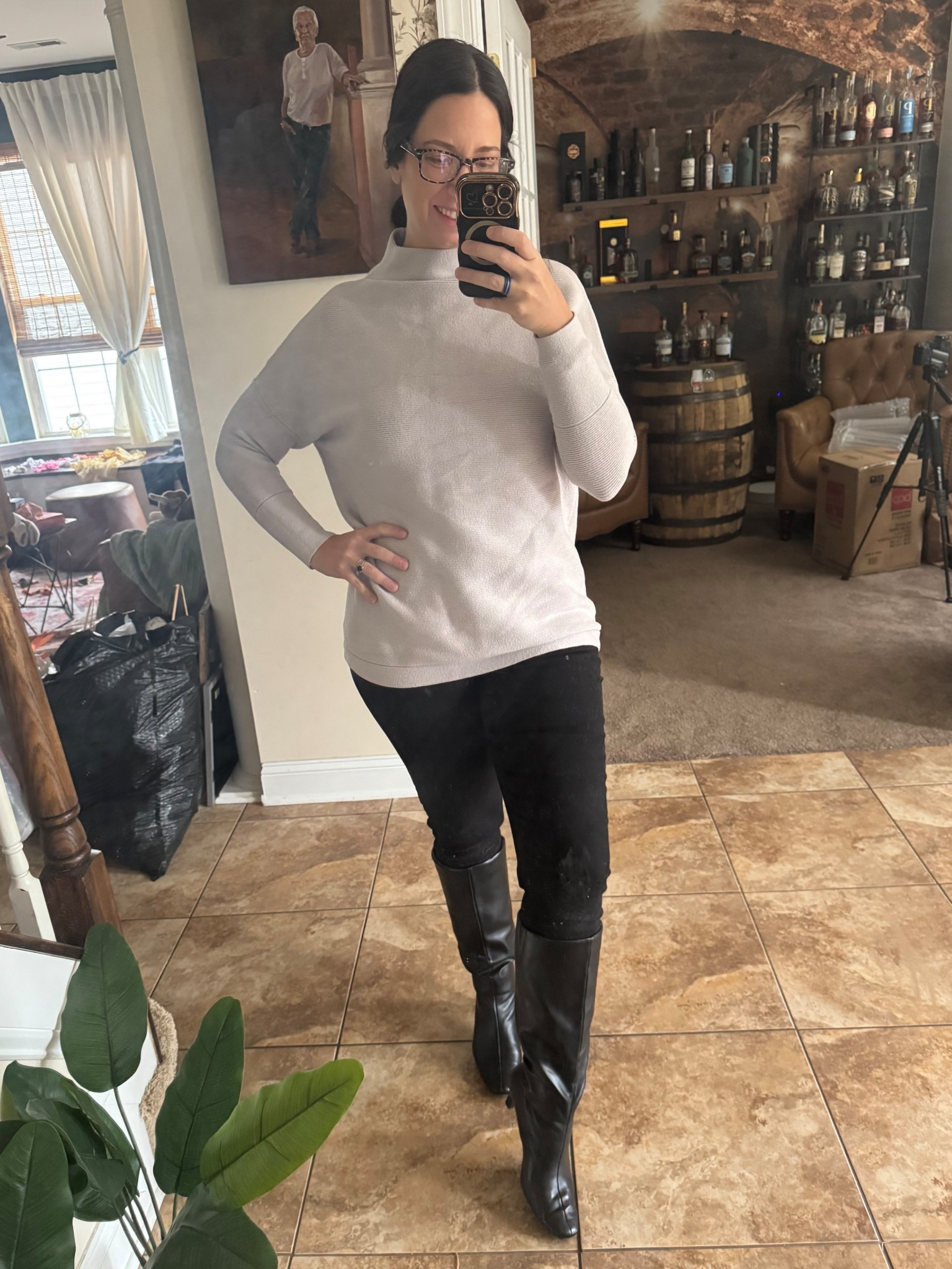 Wearing my black skinnies again! These are from Target in size 10. Perfect fit! Pair with boots and a sweater! 

#LTKootd #LTKgrwm #LTKMidsize