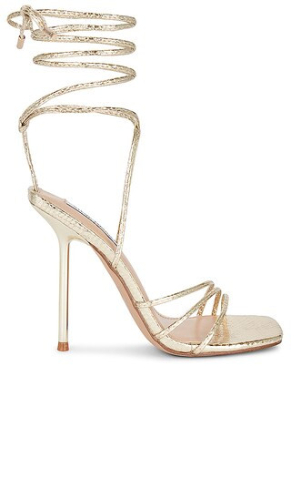 Evita Sandal in Gold Snake | Revolve Clothing (Global)
