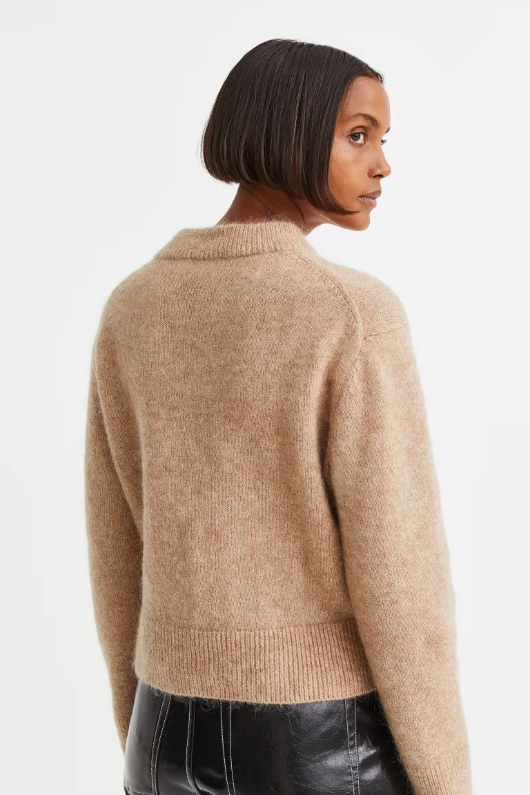 Mohair-blend Fine-knit Sweater | H&M (US + CA)
