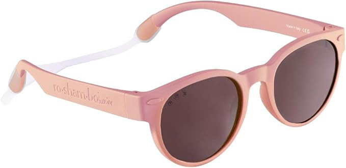 ROSHAMBO Unbreakable Baby Toddler Round Sunglasses with Strap BPA-free –0-24 months Girls Boys ... | Amazon (US)