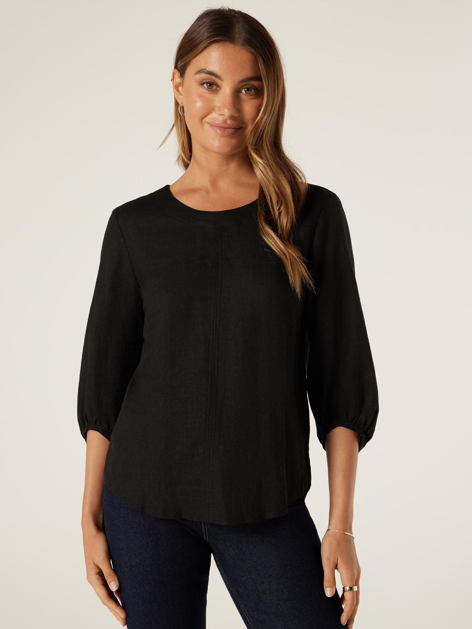 Blake Blouson Sleeve Top | Jeanswest Australia | Jeanswest AU