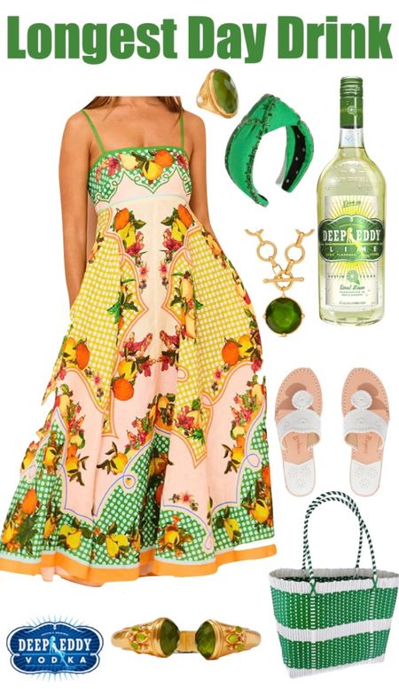 It’s officially summer this week and to celebrate my favorite Deep Eddy Vodka is hosting a bunch of events so I thought it would be fun to style outfits based on their vodka flavors so this is my nod to Deep Eddy Lime Vodka #summer #maxidress #fruit 

#LTKSeasonal #LTKFindsUnder100 #LTKParties