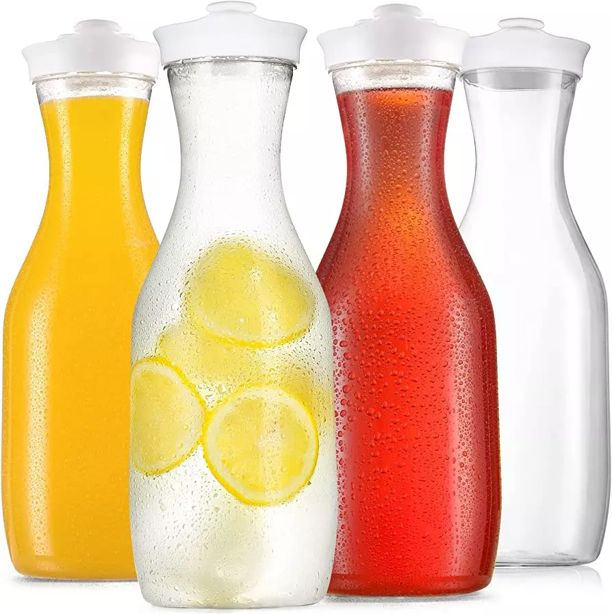 NETANY Carafe Set for Mimosa Bar Includes 4 Pack Brazil