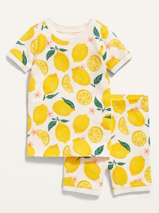 Unisex Printed Short-Sleeve Pajama Set for Toddler & Baby | Old Navy (CA)