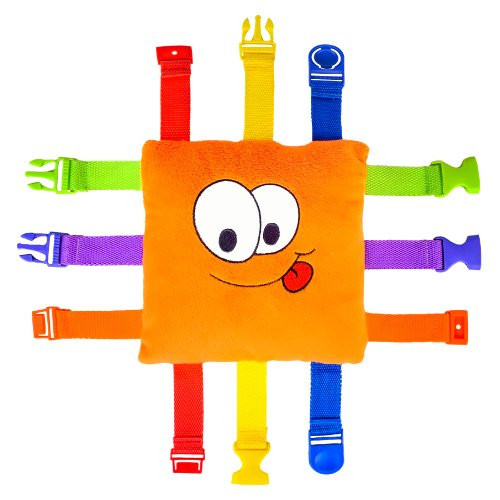 Buckle Toys - Bizzy Square - Learning Activity Game - Develop Motor Skills and Problem Solving - Occupational Therapy Toddler Travel Toy | Amazon (US)