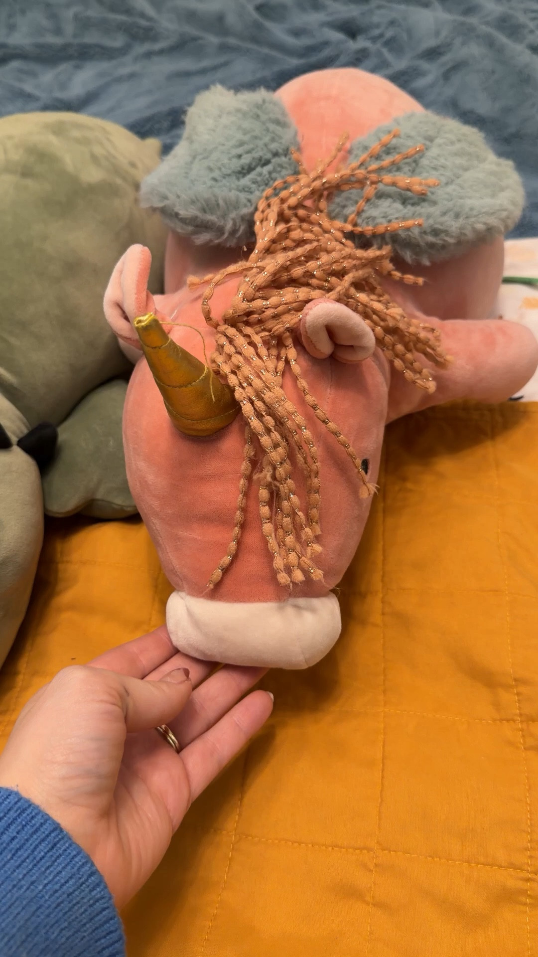 $15 weighted plushies! These are a year old. The kids love them and they hold up great :)

#LTKCyberWeek #LTKKids #LTKHoliday