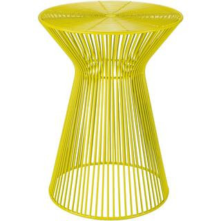 Orth Bright Yellow Accent Table | The Home Depot