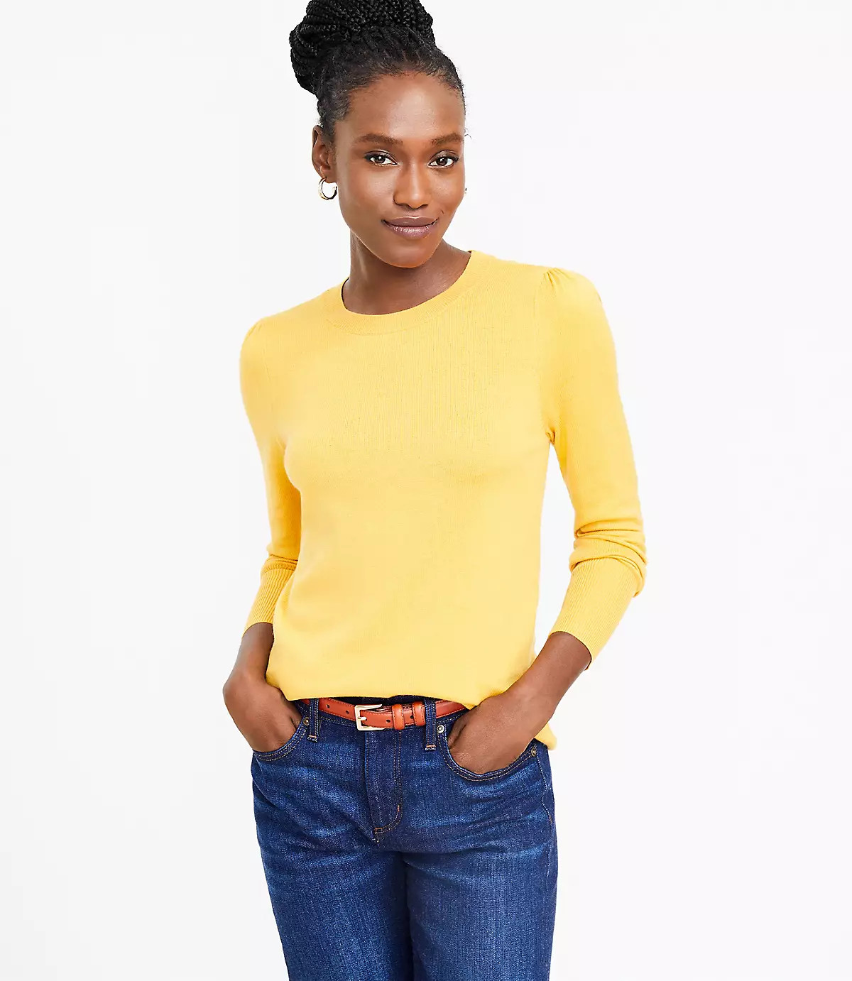 Puff Sleeve Sweater | LOFT