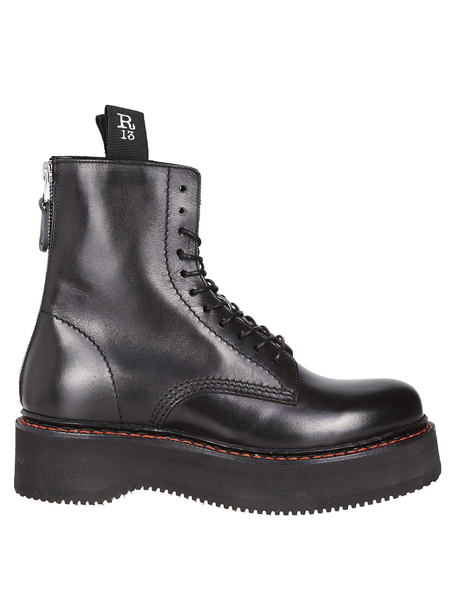 R13 Zipped Lace-up Boots | Italist.com US