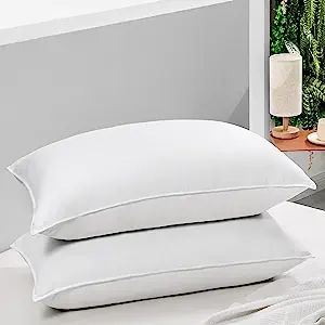 HARBOREST Bed Pillows for Sleeping 2 Pack - Luxury Plush Down Alternative Pillows King Size Pillo... | Amazon (US)