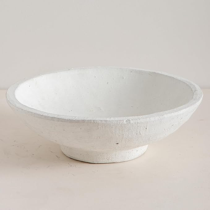 Ceramic Large Decorative Bowl, 11.4” Rustic Decorative Bowls Key Bowl for Entryway Table Decor,... | Amazon (US)