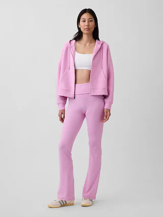 GapFit Smooth Foldover Mini Flare Leggings | Gap (US)