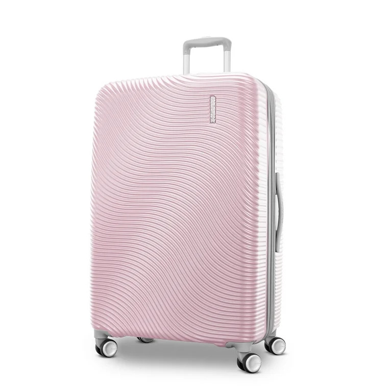 American Tourister Color Waves Large Checked Expandable Luggage Suitcase with Spinner Wheels, Lig... | Walmart (US)