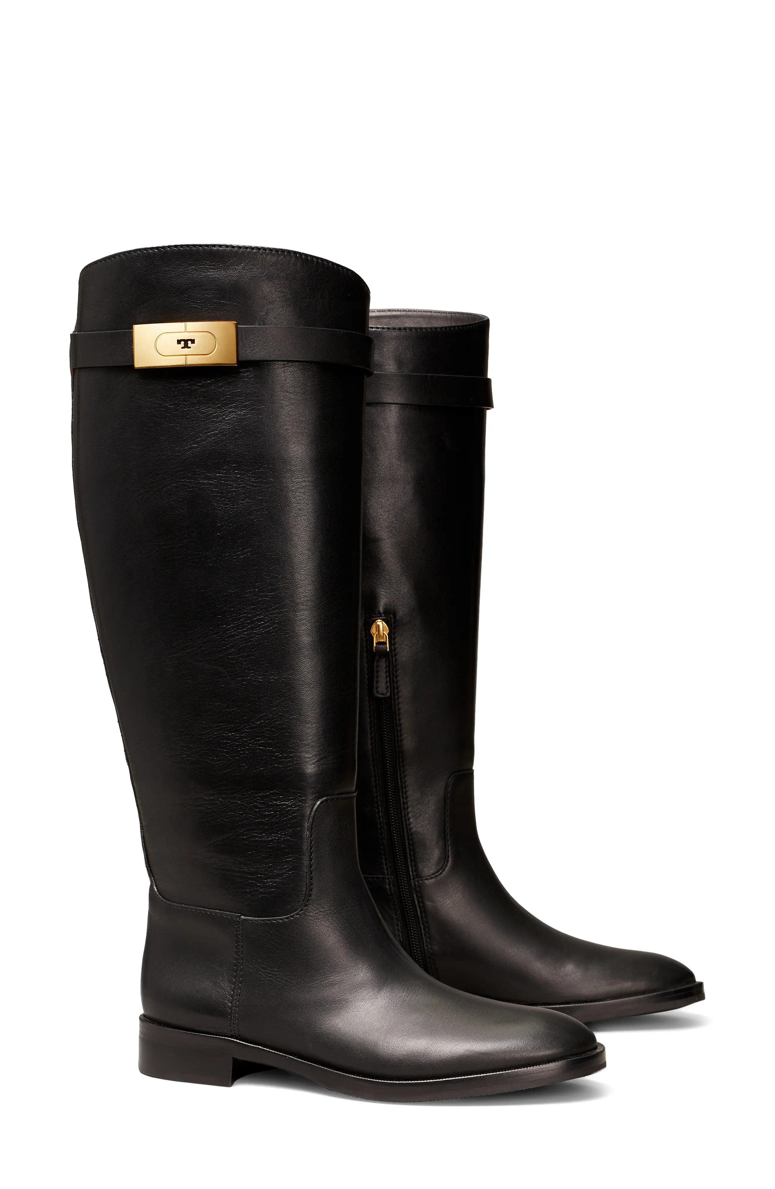 Tory Burch Riding Boot in Perfect Black at Nordstrom, Size 7.5 | Nordstrom