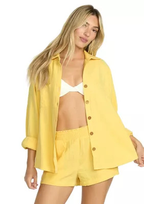 Billabong Women's Swell Blouse, Large | Belk
