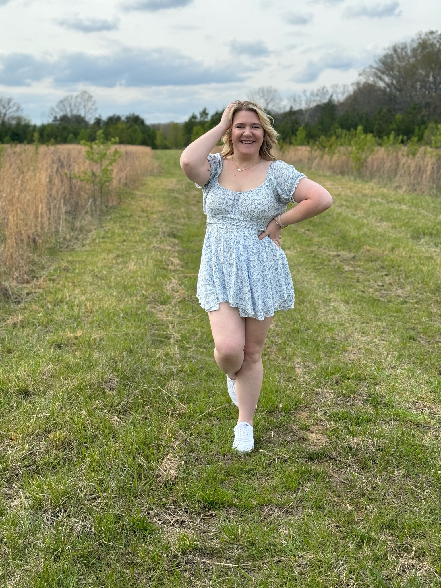 We love a good romper 🫶🏻
I’m wearing a size X! 

#LTKmidsize #LTKfindsunder100 #LTKplussize