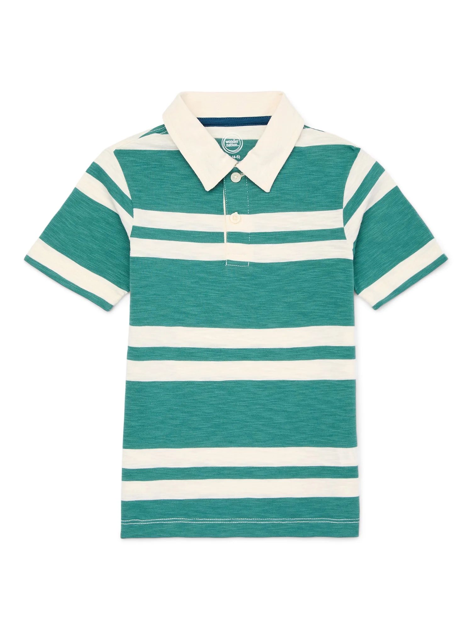 Wonder Nation Boys Short Sleeve Polo Shirt, Sizes 4-18 | Walmart (US)