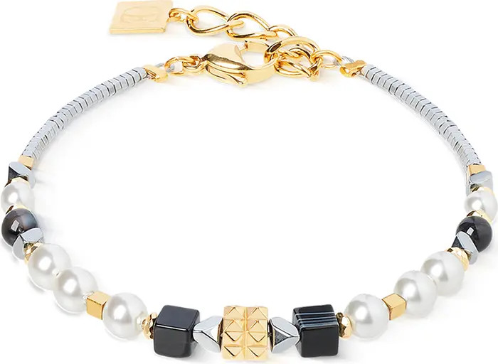 Modern Elegance Spikes Gold Bracelet | Nordstrom
